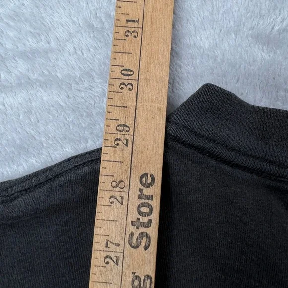 VTG US Marines Semper Fidelis Single Stitch Eagle Graphic T-Shirt Faded Black XL - Picture 8 of 9